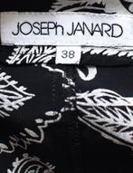 JOSEPH JANARD blousetop, blouse, zwart/wit, Mt. 38, Joseph Janard, Maat 38/40 (M), Lange mouw, Zo goed als nieuw