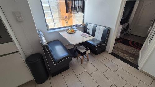 Keukenbankjes / zitje Rock & Roll style evt. camping/camper, Huis en Inrichting, Keuken | Keukenelementen, Gebruikt, Minder dan 100 cm