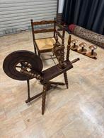 Antiek spinnewiel (excl stoeltje), Hobby en Vrije tijd, Spinnewielen en Spinnen, Ophalen, Gebruikt, Spinnewiel