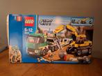 Lego city 4203 graafmachine transport compleet met boekjes, Ophalen of Verzenden, Zo goed als nieuw, Complete set, Lego