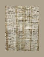5682 Vintage retro jutelook jute behang behangpapier, Huis en Inrichting, Stoffering | Behang, Verzenden