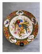 Porseleinen Bord Papegaaien Ursula Band genummerd, Ophalen of Verzenden