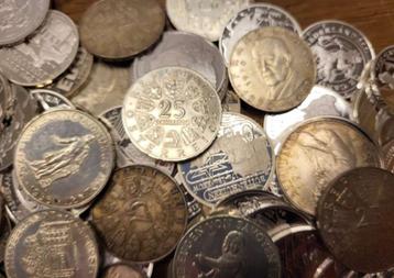 1 kilo zilver wereld mix  beschikbaar voor biedingen