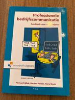 Professionele bedrijfscommunicatie - Handboek, Ophalen of Verzenden, Gelezen, Economie en Marketing
