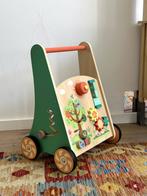 Houten Loopwagen met sorter en speelgoedopbergvak, Kinderen en Baby's, Speelgoed | Houten speelgoed, Ophalen, Zo goed als nieuw