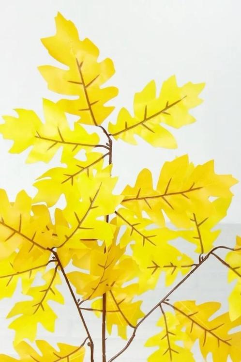 OPRUIMING BLAD TAK KUNST - GEEL ORANJE - VAN 1,50 NU 1 EURO, Huis en Inrichting, Woonaccessoires | Kunstplanten en Kunstbloemen