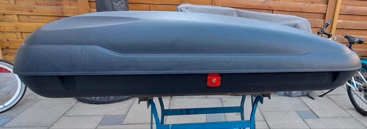 Dakkoffer met Carbonfibre Look, Auto diversen, Dakkoffers, Zo goed als nieuw, Ophalen