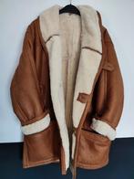 Mooie  leren vintage  lammy coat jas, Kleding | Dames, Jassen | Winter, Maat 38/40 (M), Ophalen of Verzenden, Bruin, Zo goed als nieuw
