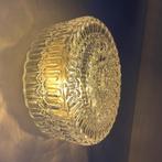 vintage PLAFOND of WANDLAMP bubbelglas Mid Century retro MCM, Ophalen of Verzenden, Gebruikt, Glas, Vintage Mid Century design Hollywood Regency Scandinavisch
