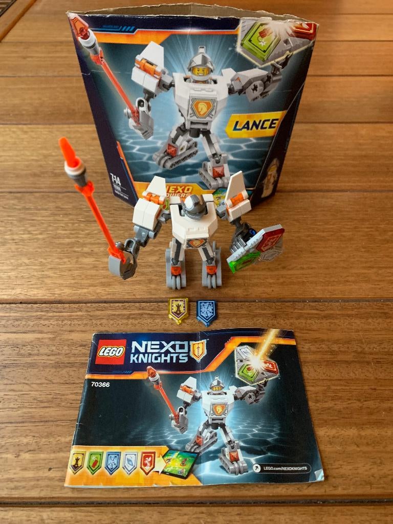 LEGO NEXO KNIGHTS Strijdharnas Lance - 70366, Ophalen of Verzenden, Zo goed als nieuw, Complete set, Lego