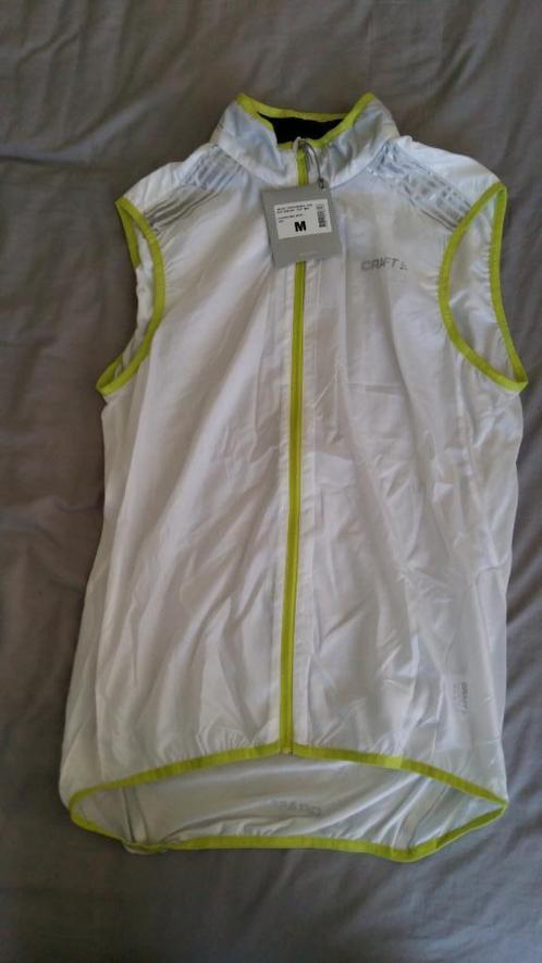 Craft Windvest Featherlight Wit M (Nieuw), Fietsen en Brommers, Fietsaccessoires | Fietskleding, Nieuw, Bovenkleding, M, Ophalen of Verzenden