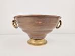 Vintage handmade champagnekoeler koper messing ‘50 kom, Overige materialen, Rond, Ophalen of Verzenden, N