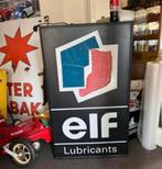 elf motor olie reclame lichtbak, Verzamelen, Merken en Reclamevoorwerpen, Ophalen, Gebruikt, ., Lichtbak of (neon) lamp