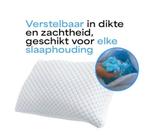 Nano Pillow wolken kussen verkoelend traagschuim bamboe, Eenpersoons, Wit, Nieuw, Ophalen of Verzenden