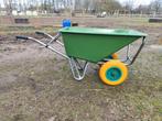 Kruiwagen twee wielen dubbele banden anti lek 180 lit zgan, Ophalen, Zo goed als nieuw, Handmatig, Tweewielig
