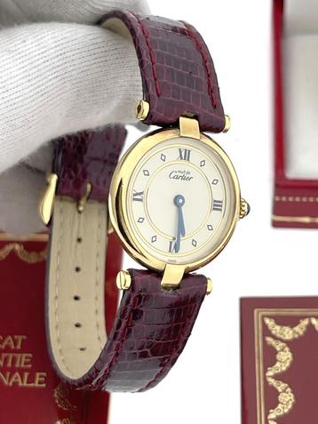 Must Vendome Louis Cartier Small Model Ivory Roman Dial  beschikbaar voor biedingen