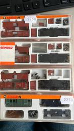 4x Arnold bouwpakket goederenwagons, Hobby en Vrije tijd, Arnold, Gebruikt, Gelijkstroom, Wagon