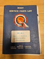 Body Service parts list MINI 1964, Boeken, Auto's | Boeken, Ophalen of Verzenden, Gelezen, Overige merken