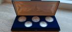Uniek set Zilveren roebels Olympische Spelen Moskou 1980, Postzegels en Munten, Munten | Europa | Niet-Euromunten, Ophalen of Verzenden