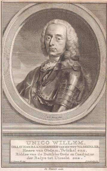 Portret van Unico Wilhelm van Wassenaer-Obdam 1759 beschikbaar voor biedingen
