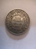 200 frank 1956 zilveren marokko, Ophalen of Verzenden