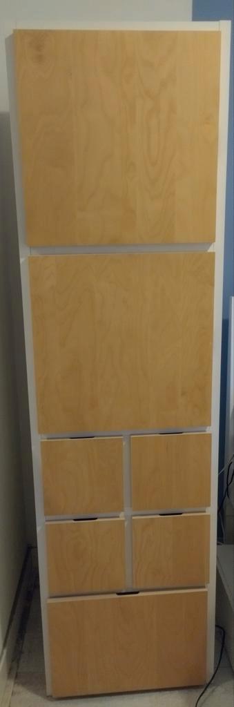 Ikea kast 57*55*201, Huis en Inrichting, Kasten | Ladekasten, Gebruikt, 200 cm of meer, 50 tot 100 cm, 50 tot 75 cm, Overige houtsoorten