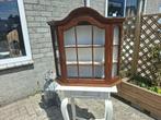mooie antieke vintage vitrine wandvitrine kast, Huis en Inrichting, Kasten | Vitrinekasten, Gebruikt, Eikenhout, Minder dan 100 cm