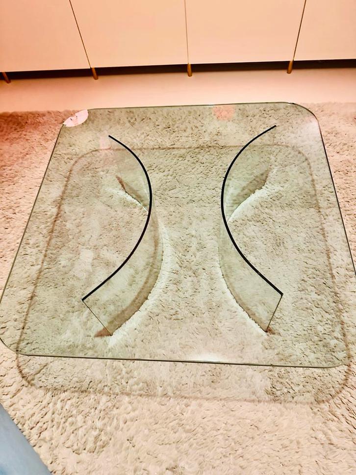 Vintage Gallotti & Radice Salon Tafel - 70s, Huis en Inrichting, Tafels | Salontafels, Gebruikt, Minder dan 50 cm, 50 tot 100 cm