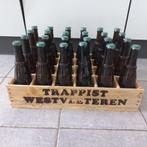 Krat Westvleteren met flessen en doppen (leeg), Ophalen, Gebruikt, Flesje(s), Overige merken