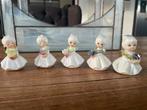 5 Napco porceleinen beeldjes, Verzamelen, Beelden en Beeldjes, Ophalen of Verzenden, Zo goed als nieuw