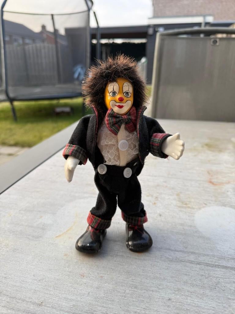 porseleinen clown, Ophalen of Verzenden, Zo goed als nieuw, Pop