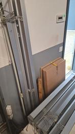 Diverse lamellen Aluminium jaloezieën Grijs 98,5cm en 181cm, Ophalen, ., 50 tot 100 cm, .