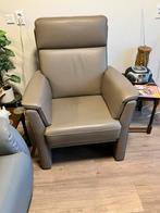 TE KOOP LEDEREN FAUTEUILS (wennekers), Huis en Inrichting, Fauteuils, Ophalen, Zo goed als nieuw, 75 tot 100 cm, 50 tot 75 cm