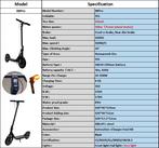 GOEDKOOPSTE : 10 INCH - ELEKTRISCHE STEPS-500w/ 36V, Nieuw, Elektrische step (E-scooter), Ophalen of Verzenden, JCS
