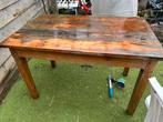 Teak Tuin Tafel met Lade - Stevig en Mooi!, Ophalen, Gebruikt, Rechthoekig, Teakhout