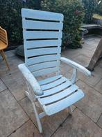 4x kettler zware tuinstoelen met kussen, Ophalen, Gebruikt, Kunststof, Verstelbaar