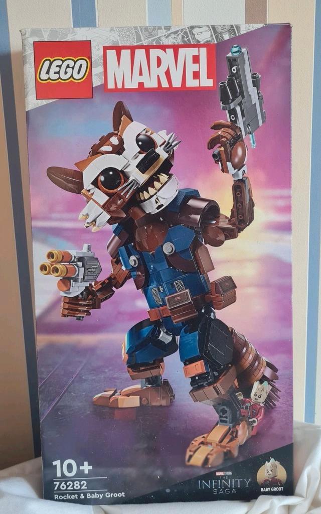 LEGO Marvel 76282 Rocket, Kinderen en Baby's, Speelgoed | Duplo en Lego, Zo goed als nieuw, Ophalen of Verzenden