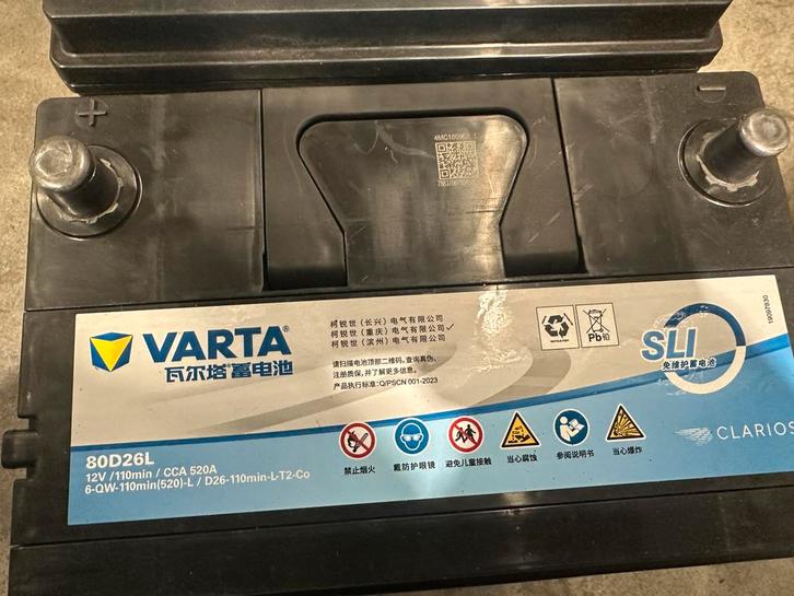 2 Nieuwe Varta 80D26L Accu's, Auto-onderdelen, Accu's en Toebehoren, Universele onderdelen, Nieuw, Ophalen of Verzenden