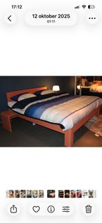 Auping bed kersen, Ophalen, Zo goed als nieuw, Tweepersoons