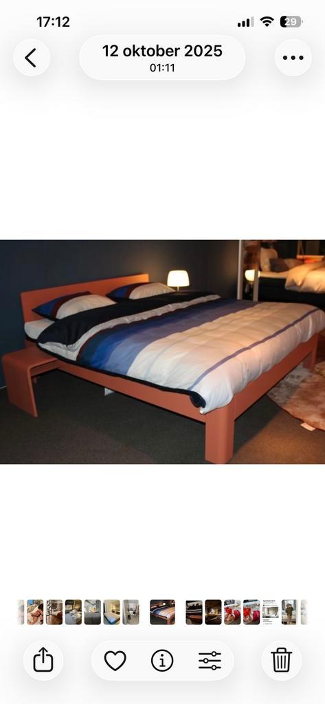 Auping bed kersen, Huis en Inrichting, Slaapkamer | Complete slaapkamers, Zo goed als nieuw, Tweepersoons, Ophalen