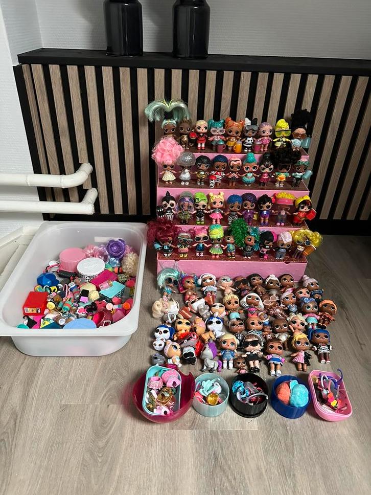 Grote partij LOL Surprise poppen, Kinderen en Baby's, Speelgoed | Poppen, Zo goed als nieuw, Overige typen, Ophalen