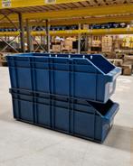 Partij kunststof magazijnbakken 58x22x19 blauw, Ophalen, Gebruikt, 50 tot 75 cm, Minder dan 35 cm