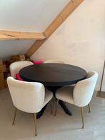 Richmond eetkamer stoelen boucle, Ophalen of Verzenden, Gebruikt, Wit, Vier