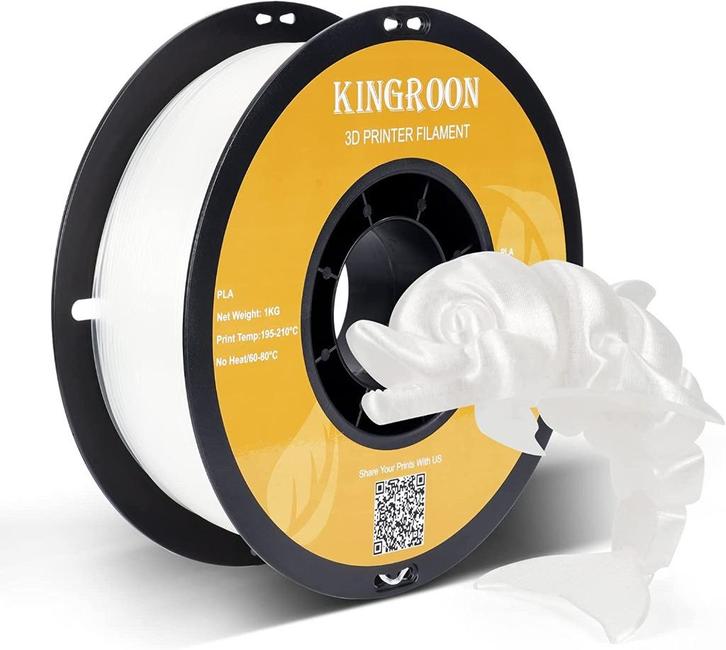 Kingroon Transparent PLA Filament 1.75mm, Computers en Software, 3D-printerbenodigheden, Nieuw, Ophalen of Verzenden