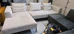 Montel Hoekbank Ecru/Wit - Gebruikt, 250 tot 300 cm, Gebruikt, Ophalen of Verzenden, Vierpersoons of meer