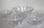 Vintage Dartington Art Glass dessert set, Frank Thrower, 70s, Antiek en Kunst, Antiek | Glas en Kristal, Ophalen of Verzenden