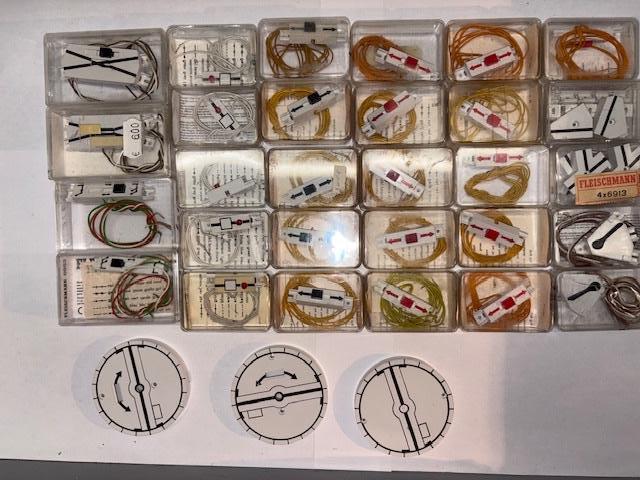 Fleischmann witte schakelaars controle schakelsysteem, Hobby en Vrije tijd, Modeltreinen | H0, Zo goed als nieuw, Overige typen