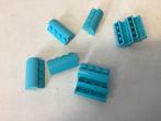 Lego steen aangepast 2x4x1 1/3 gebogen bovenkant blauw, Ophalen of Verzenden, Gebruikt, Losse stenen, Lego