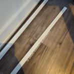 Gordijnrails | Hoogglans Wit | 145 cm, Huis en Inrichting, Ophalen, 100 tot 150 cm, Wit, Zo goed als nieuw