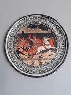 Vintage griekse  mythologie wandbord 33 cm, Antiek en Kunst, Antiek | Wandborden en Tegels, Ophalen of Verzenden